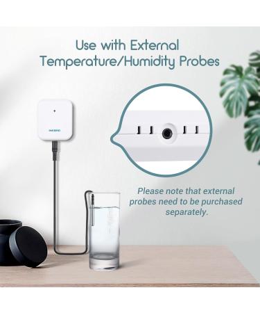 Buy Inkbird ITH-20R-O Radio Thermometer Hygrometer Set with IBS-M2S WiFi Gateway - Accurate Temperature & Humidity Monitoring App Alerts & Data Export - International Shipping - Buy Online on GoSupps.com