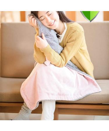Heated Electric Knee Warm Blanket | Plush Heated Bed Throw 105 85 cm | Comfort for Office & Home International Shipping Available - Buy Online on GoSupps.com