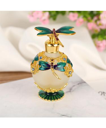 kawehiop Glass Perfume Bottle Refillable Easy To Clean Gifts Dragonfly Decorative Glass Perfume Bottle Decorative Perfume Bottle orange - Buy Online on GoSupps.com