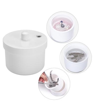 Nail milling cutter Disinfection Box cimn disinfection round box sterilizer pot clean jar for nail art metal tools manicure accessories