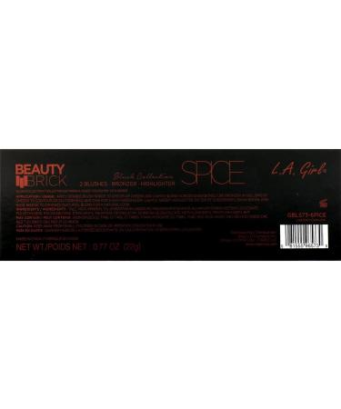 L.A. Girl Beauty Brick Blush Collection Spice - 1 Count - Buy Online on GoSupps.com