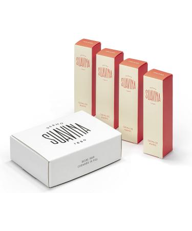 SUAVINA - Hand Cream | Fast Absorbing Hand Cream for Dry and Damaged Hands - Moisturizes and Nourishes Skin from the First Application for All Skin Types - 4 Units of 40ml - Buy Online on GoSupps.com
