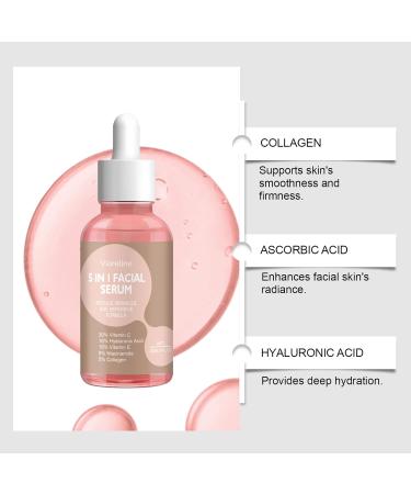 Viareline Collagen Care Serum Moisturizing and Softening Facial Skin Daily Skin Care Serum - Buy Online on GoSupps.com