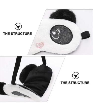 Buy Panda Kids Eye Mask - Comfortable Sleep Mask for Adults & Children | Black Eye Patch & Light Shading | International Shipping - Buy Online on GoSupps.com