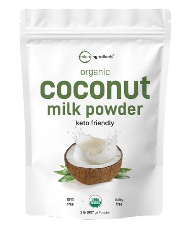 Micro Ingredients Organic MCT Oil Powder 1lb & Organic Coconut Milk Powder 2lbs Bundle 2 Pack | Plant Based Creamer | C8 MCT Oil - Buy Online on GoSupps.com
