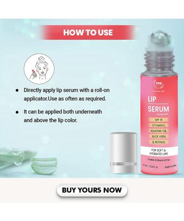 Lip Serum for Soft & Supple Lips | Hydrating Formula for All Skin Types | Enhances Natural Lip Color - Buy Online on GoSupps.com