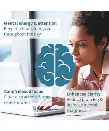 Focus Comprehensive Nootropic - 200mg Caffeine Brain Booster with L-Theanine & Methylated B Vitamins - Non-GMO 60 Capsules for Cognitive Performance - Buy Online on GoSupps.com