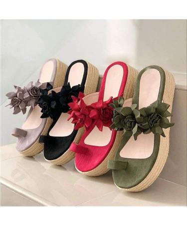 Creev Comfortable Platform Sandals for Women - Orthopedic PU Leather Shoes Flat Sole Toe Correction (Red 35-41 EU) - Buy Online on GoSupps.com