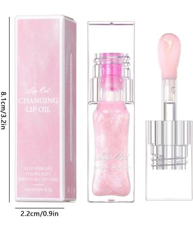 IQYU Lip Care Organic Warm and Moisturising Lip Oil Easy to Dye and Moisturise Not Easy to Discolour. Cup Colourful Lip Glaze Dudu Lip Makeup 6.5 ml (Pink One Size) 1 count (Pack of 1) pink - Buy Online on GoSupps.com