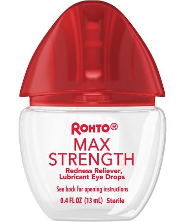 Rohto Maximum Redness Relief Eye Drops - Fast-Acting Formula for Irritated Eyes | 9842 - Buy Online on GoSupps.com