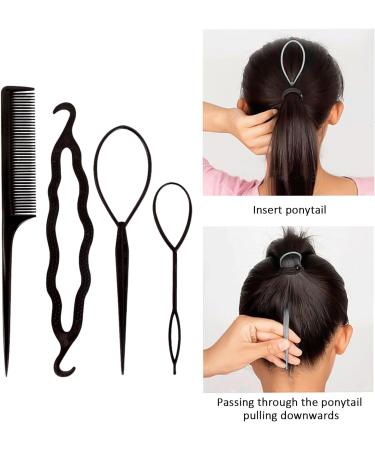 80 Braided Hair Accessories 4 Pieces Of Braided Hair Tools Hair Accessories Hairstyle Design Accessories Hair Decoration Pendant Accessories Aluminum Hair Accessories - Buy Online on GoSupps.com