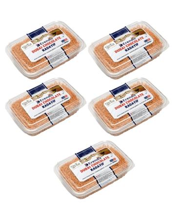 Pufai Erendiz Set of 5 sticks of roasted Kadaifi dough Kadaifi special for chocolate Dubai Angel hair in a practical packaging of good quality, long life 200 g
