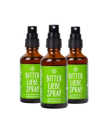 BitterLiebe Bitter Substances Spray 50ml Set of 3 I Bitter Drops from The Lion's Den I Hildegard von Bingen Bitter Herbs