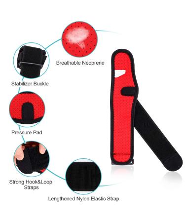 Adjustable Elbow Brace for Tendonitis & Arthritis Pain Relief | Neoprene Sleeve with Elastic Belt for Sprains & Golfers Elbow - Support & Comfort for Tennis Players - Buy Online on GoSupps.com
