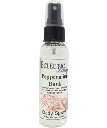 Peppermint Bark Body Spray (Double Strength) 2 ounces Body Mist for Women with Clean Light & Gentle Fragrance Long Lasting Perfume with Comforting Scent for Men & Women Cologne with Soft Subtle 2 Fl Oz (Pack of 1)