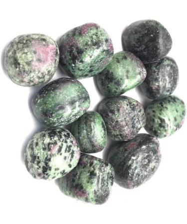 Crystal Rough Crystal 200 g Rubies Rolling Stones Natural Polished Green Gemstones 20-30 mm Suitable for Home Office Decoration - Buy Online on GoSupps.com