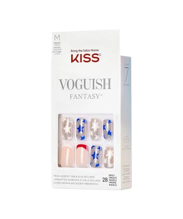 Kiss Voguish Fantasy 4th of July Press-on Manicure Nails - Voyage - Buy Online on GoSupps.com