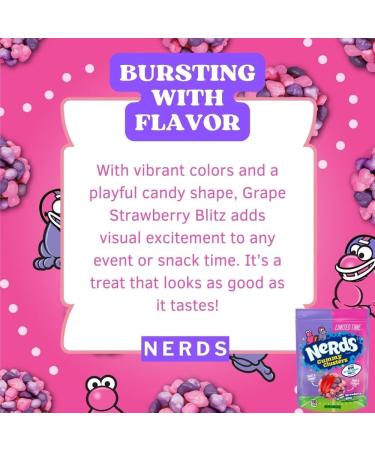 NRD-Cluster Halloween Candy Gummy Cluster Grape Strawberry Blitz Candy Snacks for Halloween Treats Christmas and Snacks for Kids 227 grams (Pack of 1) - Buy Online on GoSupps.com