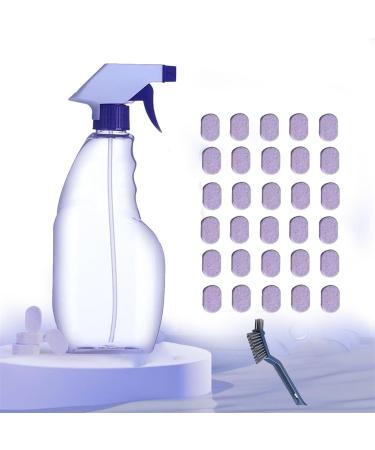 Cleanlix Cleaner Cleanlix Cleaning Spray Cleanlix Cleaner for Instant Stain Removal With Concentrated Cleaning Tablets All-Purpose Household Cleaners with Cleaning Brush(30pcs)