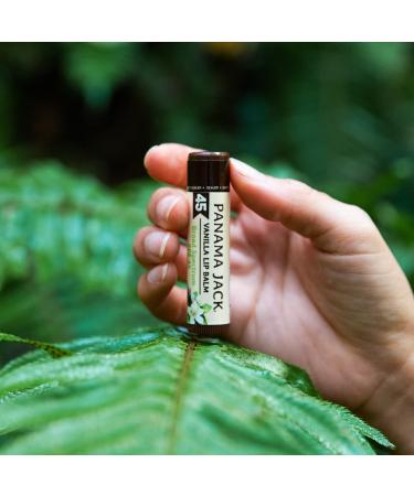 Panama Jack Sunscreen Lip Balm - SPF 45 Broad Spectrum UVA-UVB Sunscreen Protection Prevents & Soothes Dry Chapped Lips Vanilla 3-pack Vanilla Pack of 3 - Buy Online on GoSupps.com