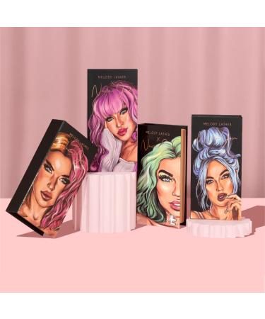 Buy Melody Lashes Naomi Jon Taco - Ultra Fluffy Natural Eyelashes Premium Quality Up to 15x Reusable Vegan Friendly - Buy Online on GoSupps.com