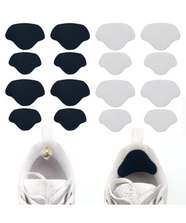Kaiaiwluo shoes heel repair patch 8 PCs self-adhesive heel patch shoe heel wear hole prevention patch use repair of sneaker hole for different shoes
