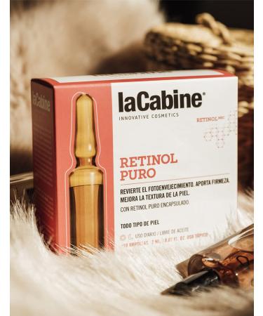La Cabine Pure Retinol 10 Ampoules - 2ml Each - One Size - No Colour - Buy Online on GoSupps.com