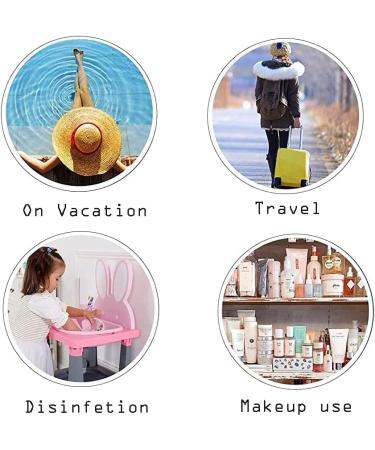Foam Pumping Potting - 6 Pack White Plastic Travel Bottles with Gold Pump for Hand Soap & Cosmetics (50ml) - Buy Online on GoSupps.com