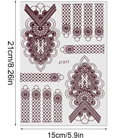 Waterproof Sticker Kit For Body - Temporary Fake Body Stickers | Adhesive Body Stencils Body Markers Waterproof For Daily Wear Club Night - Buy Online on GoSupps.com