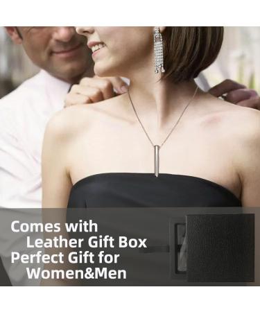 2PCS Anxiety Breathing Necklace - Anapana Breathlace for Stress Relief & Meditation - Gift Boxed for Men and Women (Black&Gold) - Buy Online on GoSupps.com