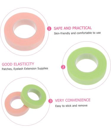 Beavorty 5 Rolls Grafting Eyelash Tape Cleanser Facial Tools Cleaner Under Eye Tape Lash Extensions Supplies Wash Applicators Gel Adhesive Eyelash Tape Non-woven Fabric Detergent Sensitive - Buy Online on GoSupps.com