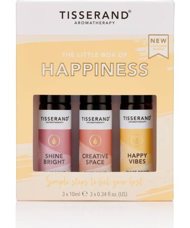 Tisserand Aromatherapy Little Box of Happiness - 3x10ml - 100% Natural Essential Oils - Buy Online on GoSupps.com
