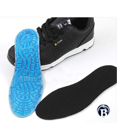 Silicone Massaging Gel Shoe Insoles | Arch Support, Pain Relief & Shock Absorption | Full Length Cushion Inserts for Men or Women (Small 5-9) - Buy Online on GoSupps.com