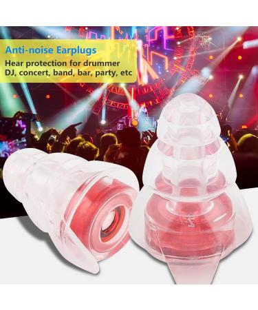 Noise Cancelling Concert & Party Earplugs | Red Rot - Sleep Concert & Party Sound Protection - Buy Online on GoSupps.com