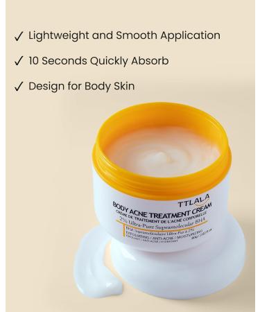 Butt Acne Clearing Treatment Moisturizer Cream with 2% Salicylic Acid Tea Tree Oil & Witch Hazel Body Back Acne Treatment Cystic Acne Treatment for Skin Delicate and Smooth 2.82oz 2.82 Ounce(Pack of 1) - Buy Online on GoSupps.com