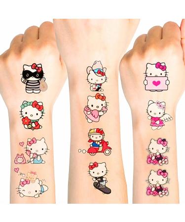 Temporary Tattoos stickers for Kids  120PC Tattoos for Girls Kids Party Favors Fake Tattoos Stickers Birthday Party Supplies Birthday Decorations Party Game Activities Reward Gifts B(120PC)