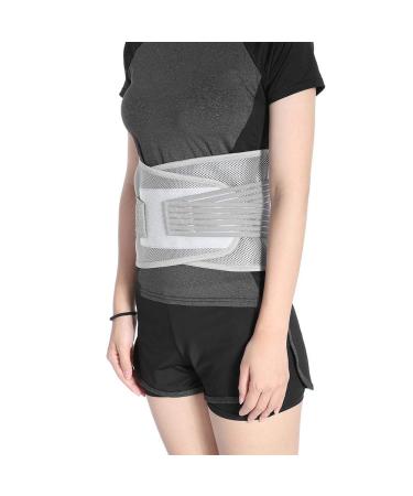 BreataThable Adjustable Abdominal Brace Belt for Waist & Lumbar Support - Pain Relief for Men & Women (Gray L) - Buy Online on GoSupps.com