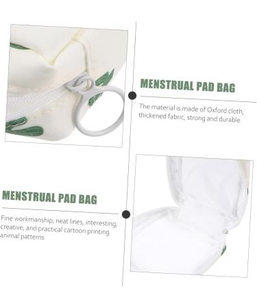 FRCOLOR 2pcs Sanitary Napkin Storage Bag - Stylish Zipper Period Kit for School & Travel - Oxford Cloth Mini Coin Purse Holder - Buy Online on GoSupps.com