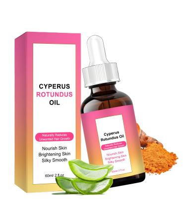 Cyperus Rotundus Oil for Hair Removal - Natural Formula to Reduce & Slow Body Hair Regrowth Soothes Skin Organic Ingredient 60ml (01) - Buy Online on GoSupps.com
