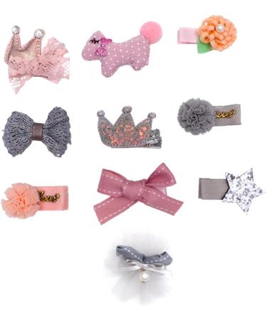 minkissy 2 Sets Hair Barrettes for Girls Hair Clips for Kids Hair Clips for Girls Girl Hair Clips Bow Hair Clips Bowknot Hairpin Flower Hairpin Baby Bow Tie Issue Card - Buy Online on GoSupps.com