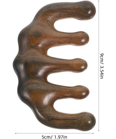 Nolitoy Wooden Massage Comb - Breistzahn Headscarf Massage Device for Scalp Care Dandruff Relief Wet & Dry Use - Natural Wood Brush - Buy Online on GoSupps.com