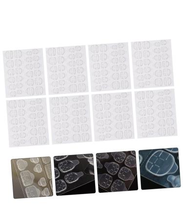 Healeved 20 Sheets Double Sided Adhesive Nail Stickers Nail Art Stickers Clear Nail Gel Labels Press on Nail Sticky Tabs Press on Nails Sticky Tabs Manicure Plastic Double Sided Sticker - Buy Online on GoSupps.com