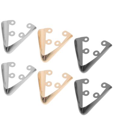 GALPADA Metal Shoes Pointed Protector: 3 Pairs High Heels Toe Caps - Durable Shoes Tips Cap for High Heels Cowboy Boot Repair Decoration