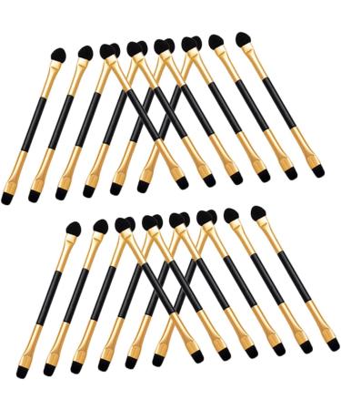 OHPHCALL 40 Pcs Double Ended Eyeshadow Brush Makeup Eye Brush Precision Eyeshadow Brush Eye Brush for Eyeshadow Eye Shadow Brush for Makeup Eyeshadow Makeup Brush Eyeshadow Brush for Women 12.50X0.50X0.50CMx2pcs Goldenx2pcs - Buy Online on GoSupps.com