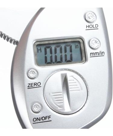 Qiorange Digital Body Fat Caliper - LCD Skin Fold Analyzer - Buy Online on GoSupps.com