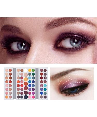 DEERWIN Professional Eyeshadow Palette 71 Shades Pressed Matte and Shimmer Eye Makeup Pallet Highly Pigmented Colorful Powder Long Lasting Waterproof Eye Shadow - Buy Online on GoSupps.com