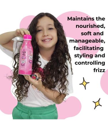 Leche Pal Pelo Kids Styling Cream - Detangling Strengthening & Frizz Control - Moisturizing Hair Cream with Abyssinian & Jojoba Oil - 14.9 fl. oz - Buy Online on GoSupps.com