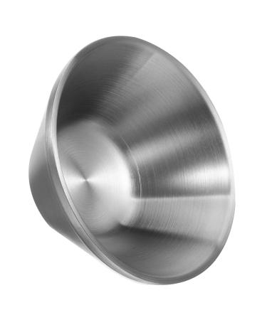 Doitool tools Razor shell made of stainless steel ncrema bowl rim shallow cup portable shaving bowl NBECHER made of metal stainless steel stainless steel 304 Bart man