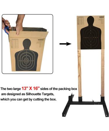 Highwild Adjustable Target Stand Base - H Shape - USPSA/IPSC - IDPA Practice - Upgraded Version - 2 Pack - Buy Online on GoSupps.com