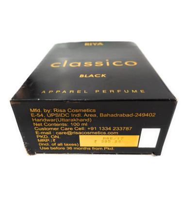RYA CLASSICO BLACK 100ml APPAREAL PERFUME - Buy Online on GoSupps.com